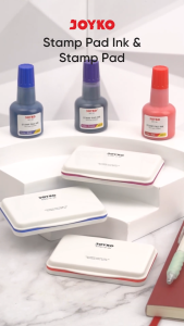 Stamp Pad Ink Tinta Bak Stempel Refill JOYKO Tinta Stempel Biru Purple Merah SPI-21 STPD-0-21