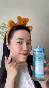 Nước tẩy trang cấp ẩm lành tính an toàn cho da khô nhạy cảm Simple Hydrating Micellar Water 400ml - Anh