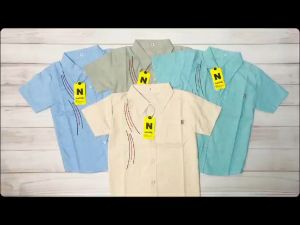 303 Hem Kids Kemeja Anak Laki-Laki Usia 5-12 Thn.COD