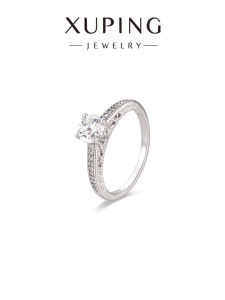 XUPING | Elegant Minimalist Single Stone Ring for Women Fashionable and Ritualistic Engagement