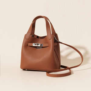 SHIPAILUO | Genuine Leather Fashion Basket Bag