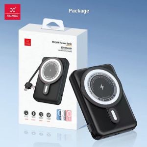 XUNDD XDCH-054 PD 20W 10000MAH Fast Charging Magnetic Wireless Power Bank w/ CABLE
