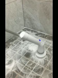 sikat pembersih listrik rumah tangga/Sikat pembersih yang dapat ditarik/Sikat pembersih multi-kepala