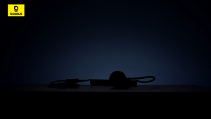 Tẩu sạc nhanh 2 cổng trên ô tô 60W Baseus Circular Plastic Car Charger tích hợp cáp lò xo Type C và iP