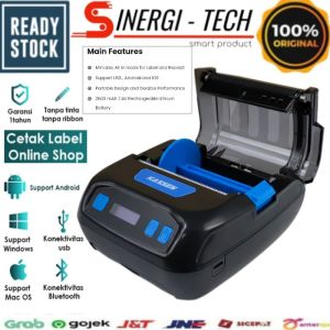 PRINTER BLUETOOTH LABEL BARCODE 80MM MT-300VL DIRECT THERMAL (CETAK RESI STICKER)