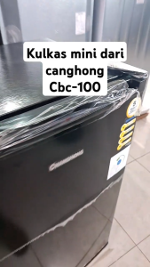 Changhong Kulkas 1 pintu (Refrigerator) Lemari Es Kapasitas 100 Liter – Black CBC 100 Garansi Resmi BY TMJ