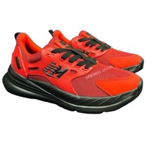 SNEAKERS NewMeels PowerRun BLACK TO ORENS SNEAKERS OUTDOOR SPORT RINGAN EMPUK ANTI SELIP