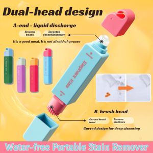 Instant Stain Remover Pen Portable Fast Clothes Dry Cleaning Agent Clothes Stain Removal Degreasing Pen