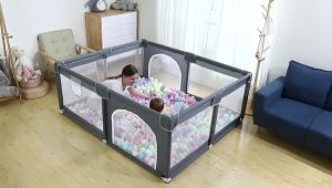 GOOGOO BIRD Premium Fence Safety Full Cover Playpen Baby Play Fence Child Guard Playground Pagar Permainan Keselamatan Anak Bayi