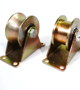 MURAH Roda Pagar Model U V 50mm 32mm Roda Pintu Gerbang Rumah (Harga 1 Biji)