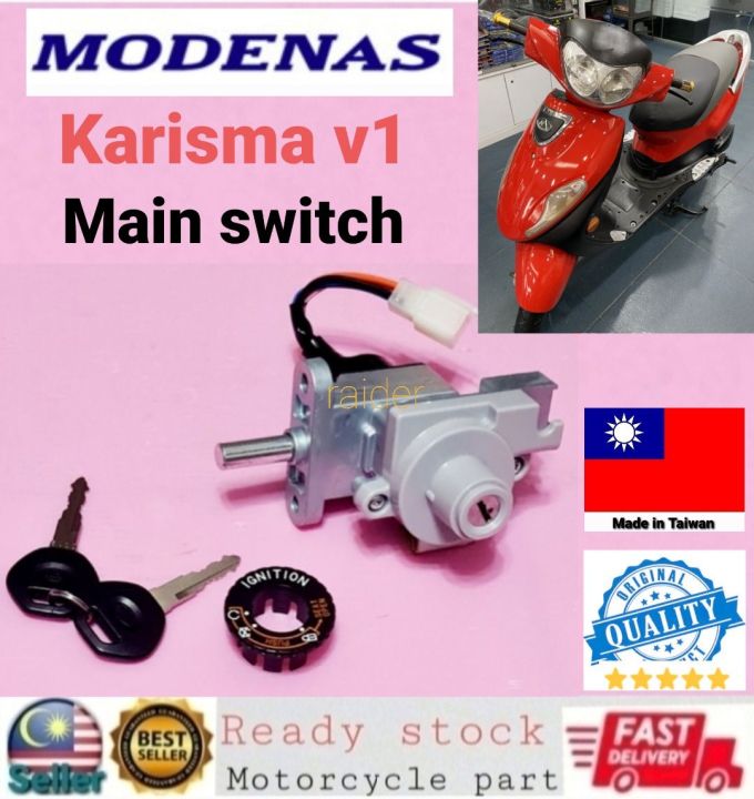 modenas karisma V1 Main switch 100% Taiwan | Lazada