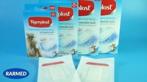 Băng gạc vết thương chống nước Tigerplast Waterproof siêu dính trong suốt - Nhiều cỡ tấm lớn