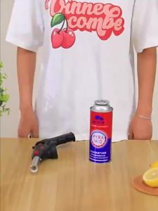 Portable Gas Blow Torch with Adjustable Flame Long-Lasting Battery and Auto Ignition for Cooking Baking and Camping