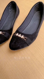 SEPATU FLATSHOES WANITA NON SLIP BALET SUEDE F12