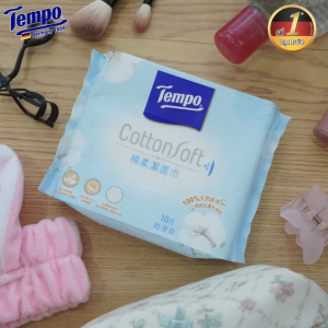 💥 [ĐƠN 250K TẶNG 2 CUỘN GVS] 💥 Khăn Cotton cao cấp Tempo dạng rút mềm mịn an toàn cho da (Lốc 4 gói)