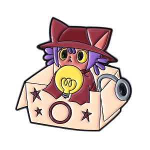 RPG Game Characters Anime Niko Enamel Pins Game Figures Cat Eye Metal Brooches Lapel Badge Jewelry Gifts for Gamer Friends
