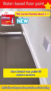 🔥100 Years Without Paint Peeling🔥3-In-1 Floor Paint Rubberized Epoxy epoxy paint for flooring For Factory Warehouse Workshop Office Gym Playground epoxy paint for flooring floor epoxy paint