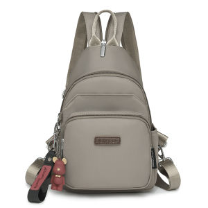 Backpack Female 2024 New Arrival Fashion All-Match Chest Bag Womens Small Backpack Large Capacity Casual Travel Commuter Bag