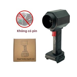 Quạt Thổi Khí Động Cơ Không Chổi Than Turbo Jet 64mm Dùng Để Sấy Khô Xe Loại Bỏ Lá Và Tuyết Tương Thích Với Pin Makita 18V/21V Công Suất Cao 1800g