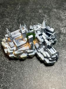 Original Hogwarts Castle Night Lamp Creative Cultural Product Fridge Magnet Souvenir Birthday Gift Rechargeable Special Offer