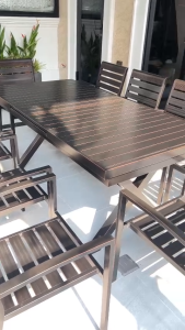 Bàn Ghế Sân Vườn Ngoài Trời Thông Minh HCN150/200cm - Thiết Kế Thông Minh - Vận Chuyển Toàn Quốc