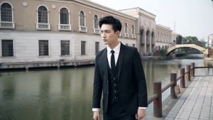 JAS COWOK FORMAL NIKAH WEDDING KERJA RESMI WARNA HITAM BAHAN HIGH TWIST