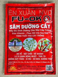 Phân bón cao cấp fu ok đầy đủ dinh dưỡng npk trung lượngvi lượng acid aminphục hồi cây suy yếu