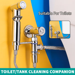 Faucet Diverter Flusher High Pressure Faucet Toilet Companion Washer Set Pressurized Bathroom Balcony Mop Pool Stainless