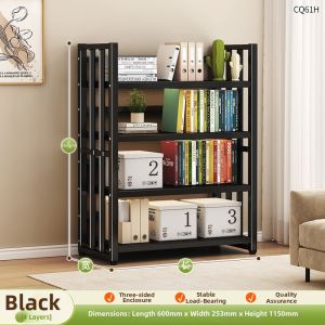 Multi-tiered Bookshelf For Home Storage