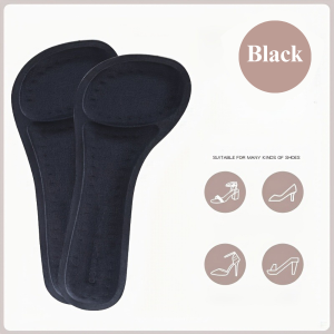 1 Pair Women’s Anti-Slip Shock-Absorbing Insoles | Soft Self-Adhesive Shoe Cushions with Odor Control for High Heels Pumps