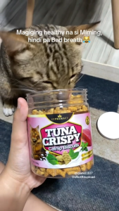 Supremacy Crispy Catnip Biscuits for Cats 140g Crunchy & Healthy Cat Treats Made with Catnip for Playful Fun & Relaxation Flavors: Tuna Salmon Mint & Mixed Supports Dental Chewing Enrichment & Daily Rewards for Picky Eaters Suitable for All Cat Breeds