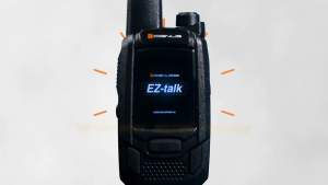 Cignus EZ TALK POC Radio POC Radio 1350 mAh 16 Frequency Channels Built-in Display Long-Range Communication License-Free Transmission Wide Channel Coverage