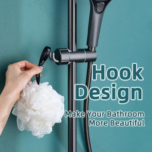 Bathroom Shower Arm Holder Bracket Adjustable Shower Head Holder Shower Stand Shower Head Hook Rail Slider Shower Universal