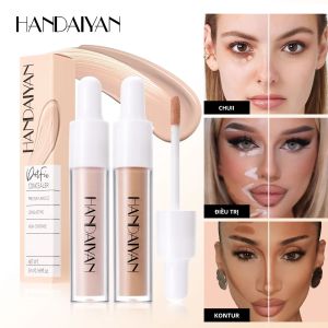 Kem Che Khuyết Điểm Dạng Lỏng Phủ Toàn Diện 8 Màu Chống Nước Lâu Trôi Không Gây Khô Da Trang Điểm Che Khuyết Điểm Dành Cho Mụn Và Quầng Thâm