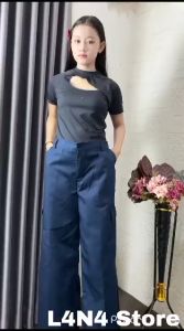 Celana Cargo Wanita Panjang Haighwaist & Celana Cargo Korean Style Terbaru 2024