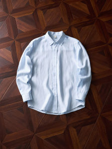 ZHUOCAN | Ice Silk Loose Fitting Shirt CleanFit Advanced Casual