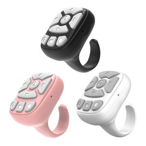 Mobile Phone Mini Remoter Bluetooth-Compatible Multifunction Fingertip Selfie Video Controller for iPhone Xiaomi Huawei