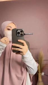 Jilbab Hijab Terbaru Khimar Instan Dagu Bahan Jersey Super Amala By Khadijah Kerudung