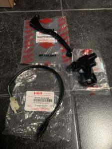 HANDEL KOPLING HANDLE KOPLING DUDUKAN SPION SWITCH KOPLING SATRIA FU OLD NEW ORIGINAL