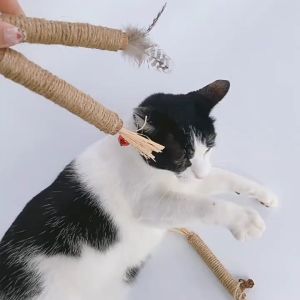 Batang Kucing Mainan Silvervine Matatabi Linen Insect Gall Cat Toy Treats Cat Chew Stick 木天蓼磨牙棒宠物自嗨玩具