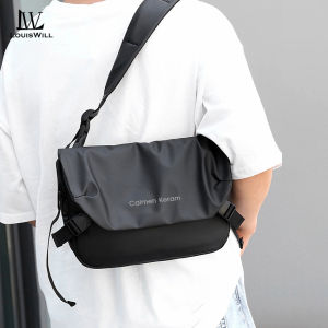 LouisWill กระเป๋าสะพายข้างสำหรับผู้ชายแฟชั่นกระเป๋าสะพายขวางกระเป๋ากระเป๋าเป้สะพายหลัง กระเป๋าสะพายข้างผู้ชาย กระเป๋าสะพายข้าง กระเป๋าสะพายข้าง ผู้ชาย กระเป๋าสะพายผู้ชาย กระเป๋าผู้ชาย - Lazada