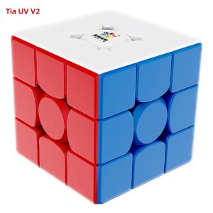Khối Rubik Yuxin Little Magic V2 3x3 Phiên Bản Từ Tính UV Đồ Chơi Xếp Hình Chuyên Nghiệp Dành Cho Thi Đấu Cho Trẻ Em
