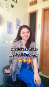 COD | Blazer Cardigan Outer Scarf Kekinian/ Blazer Outer Scarf Cardi Wanita