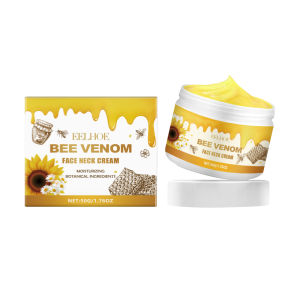 EELHOE Bee Venom Skin Treatment Cream Natural Bee Venom Neck Cream Balance ผิวได้อย่างรวดเร็วปรับปรุงผิวไม่สมบูรณ์ 50g