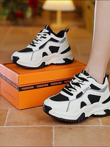 StrideStyle Korean fashion high quality women rubber sneaker shoes with box