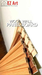 Wood Wall Panels WPC material Fluted Panel Fluted Wallpaper for background TV bedroom office EZ Wall