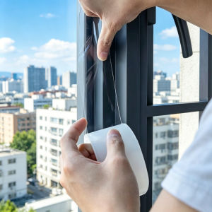 Transparent Single-Sided Nano Tape No Residue Waterproof Heat-Insulating Suitable for Windows and Bathroom Shower Glass