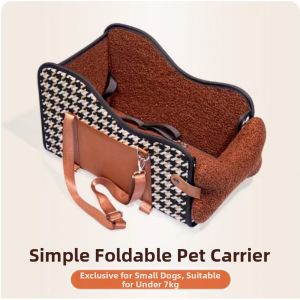 ZHUOLESHI | Car Dog Kennel Pet Car Seat