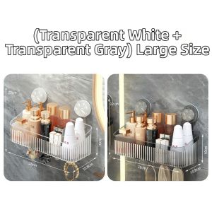 Suction Wall Mount Organizer Transparent