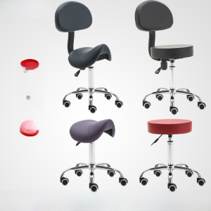 New Large Work Chair Beauty Bar Stool Massage Bed Saddle Shape Stool Yard Chair Master Chair Barber Chair Salon Furniture